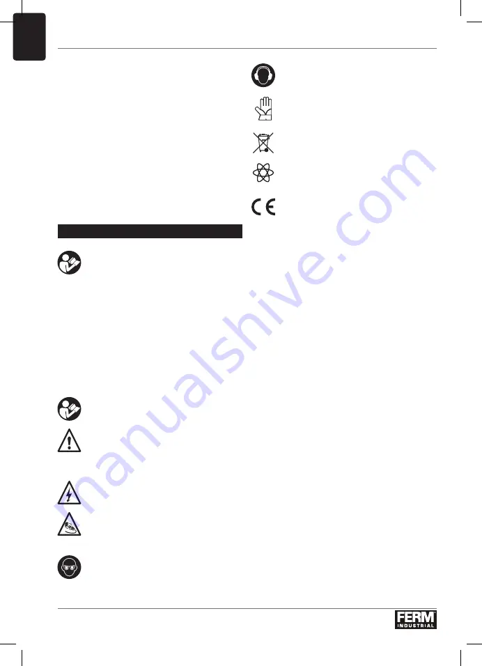 Ferm Industrial HDM1038P Original Instructions Manual Download Page 8