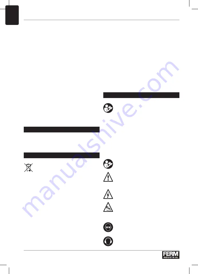 Ferm Industrial HDM1038P Original Instructions Manual Download Page 16