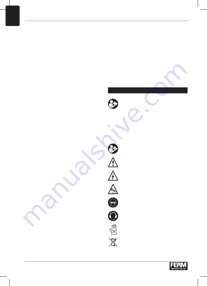 Ferm Industrial HDM1038P Original Instructions Manual Download Page 42