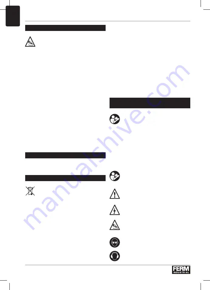 Ferm Industrial HDM1038P Original Instructions Manual Download Page 66