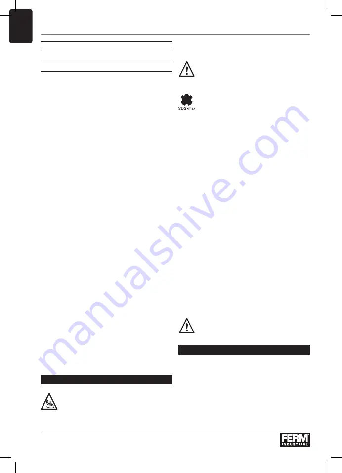 Ferm Industrial HDM1040P Original Instructions Manual Download Page 44