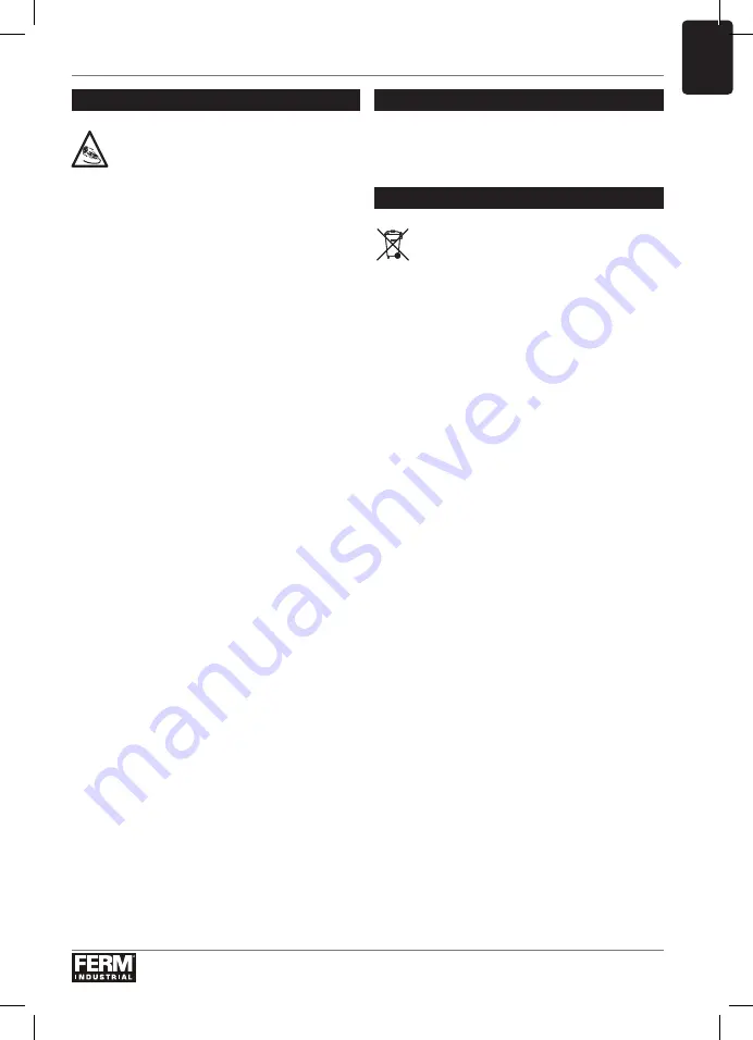 Ferm Industrial HDM1043P Original Instructions Manual Download Page 11