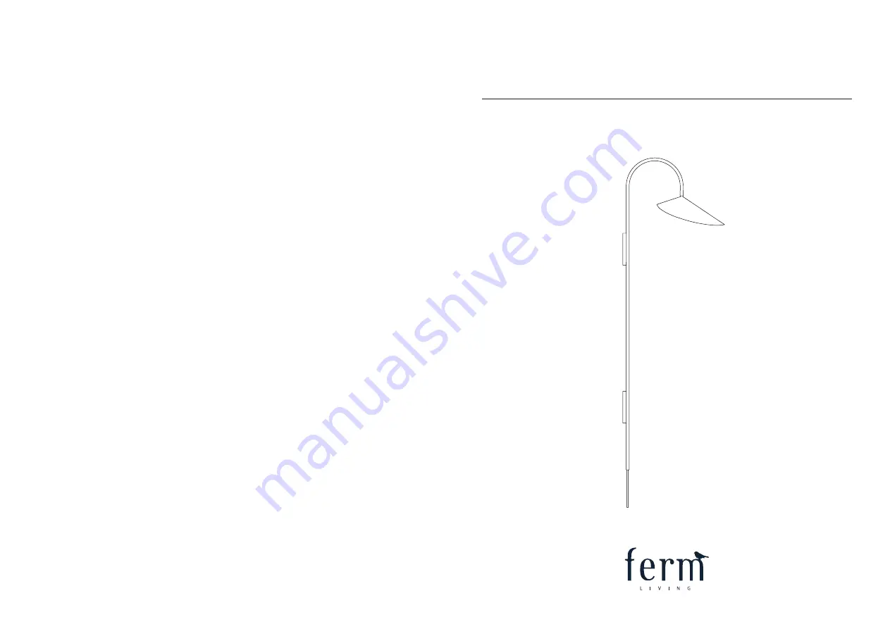 ferm living ARUM Assembly Manual Download Page 1