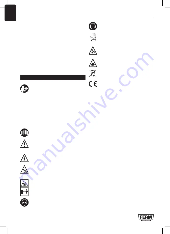 Ferm AGM1097P Original Instructions Manual Download Page 60