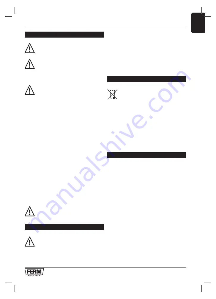 Ferm CDA1138 Original Instructions Manual Download Page 29