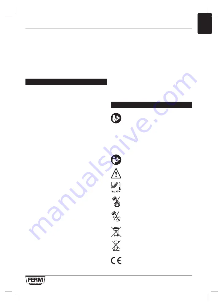 Ferm CDA1138 Original Instructions Manual Download Page 39