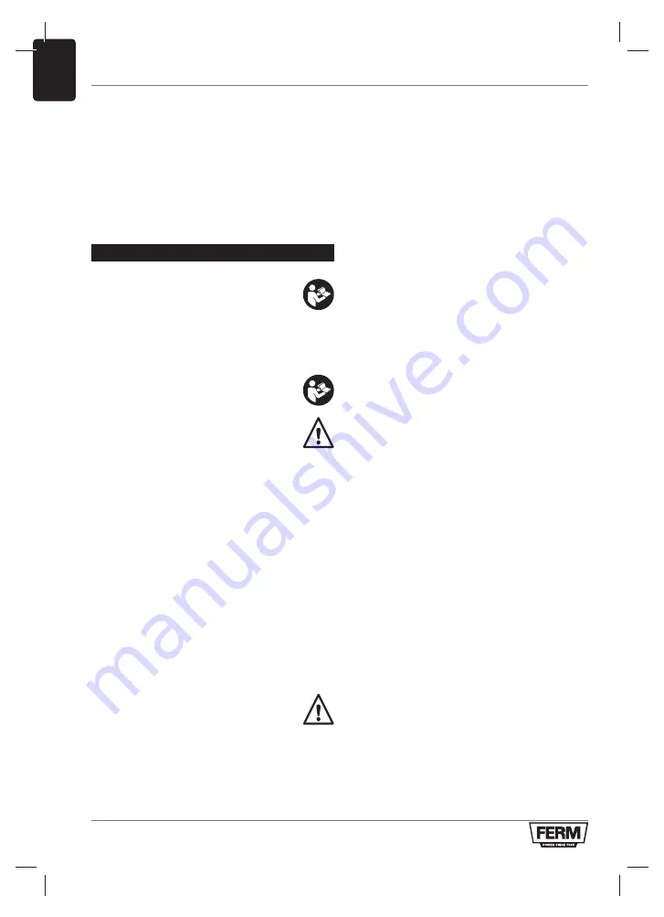 Ferm CDA1138 Original Instructions Manual Download Page 54