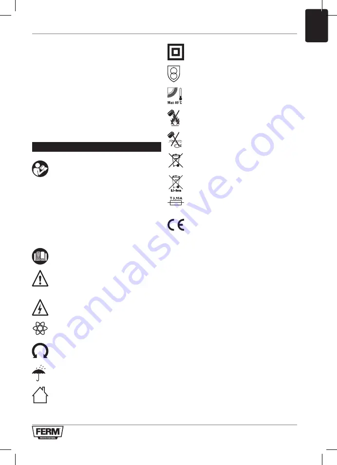 Ferm CDM1121P Original Instructions Manual Download Page 49