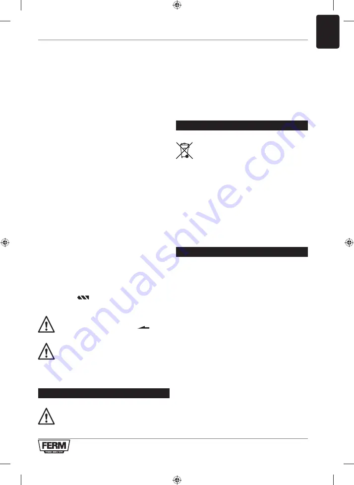 Ferm CDM1143 Original Instructions Manual Download Page 25