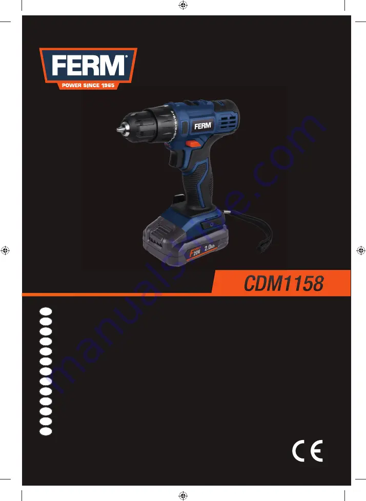 Ferm CDM1158 Original Instructions Manual Download Page 1