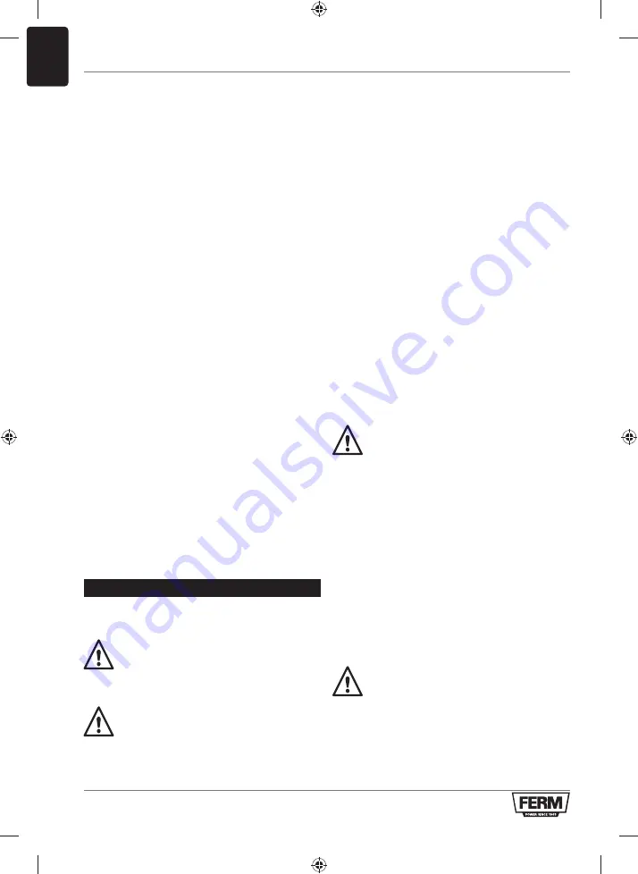 Ferm CRM1054 Original Instructions Manual Download Page 84