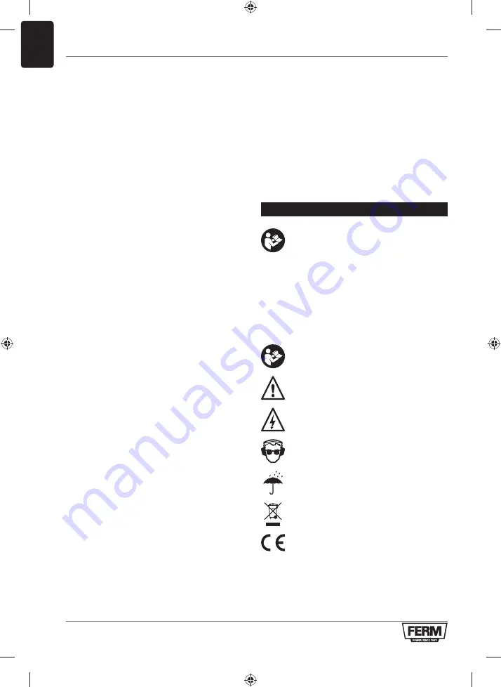 Ferm CRM1054 Original Instructions Manual Download Page 98