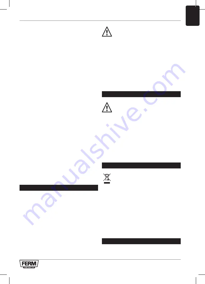 Ferm ESM1015 Manual Download Page 69