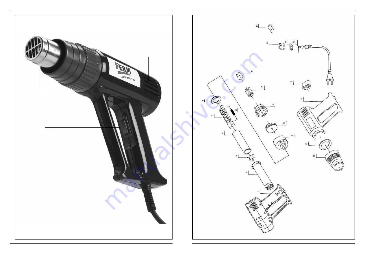 Ferm FHG-2000N User Manual Download Page 2