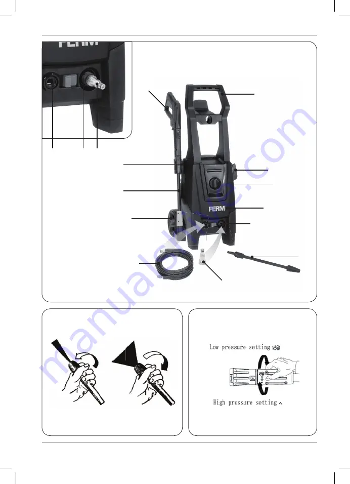 Ferm GRM1023 Original Instructions Manual Download Page 2