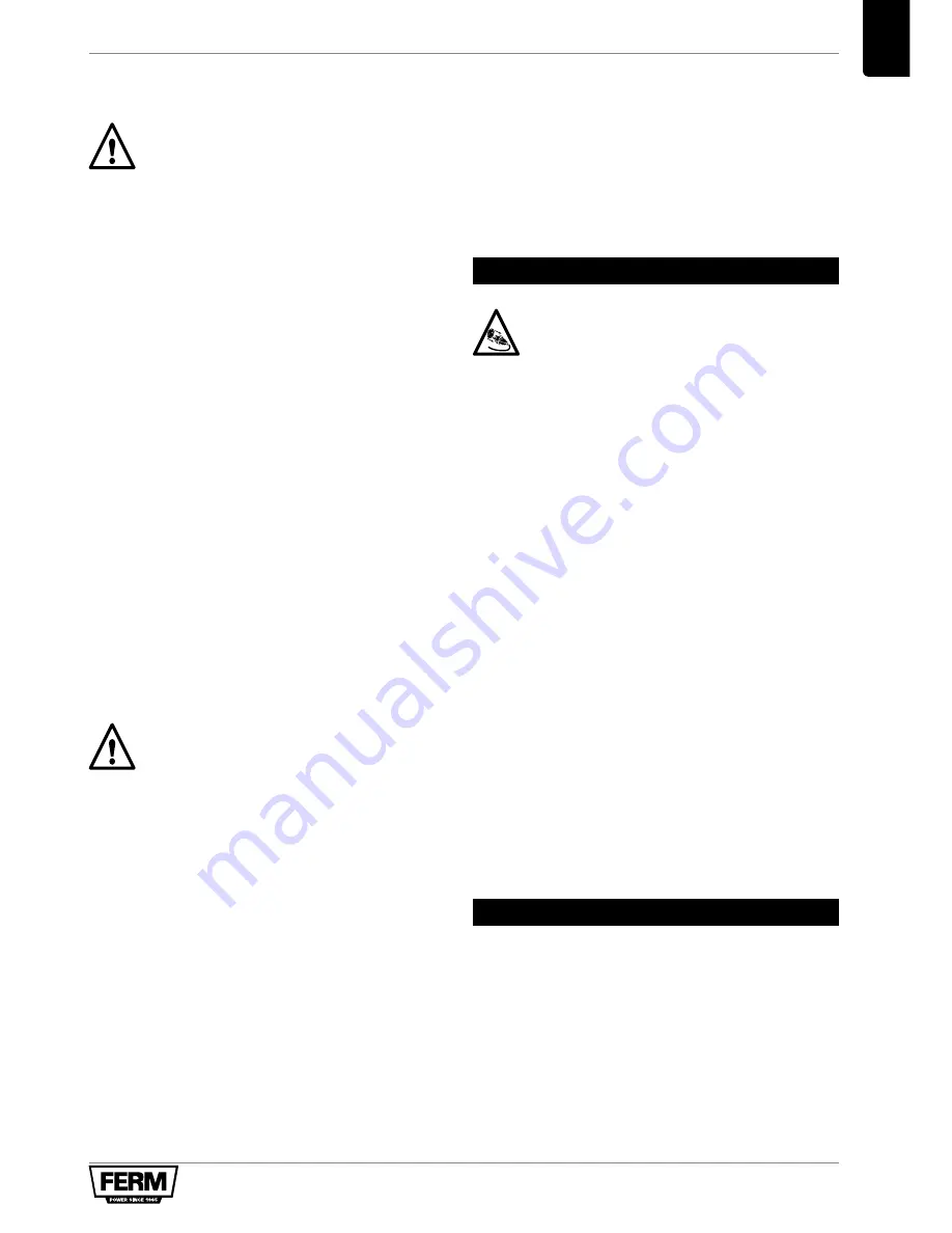 Ferm HDM1026S Original Instructions Manual Download Page 7