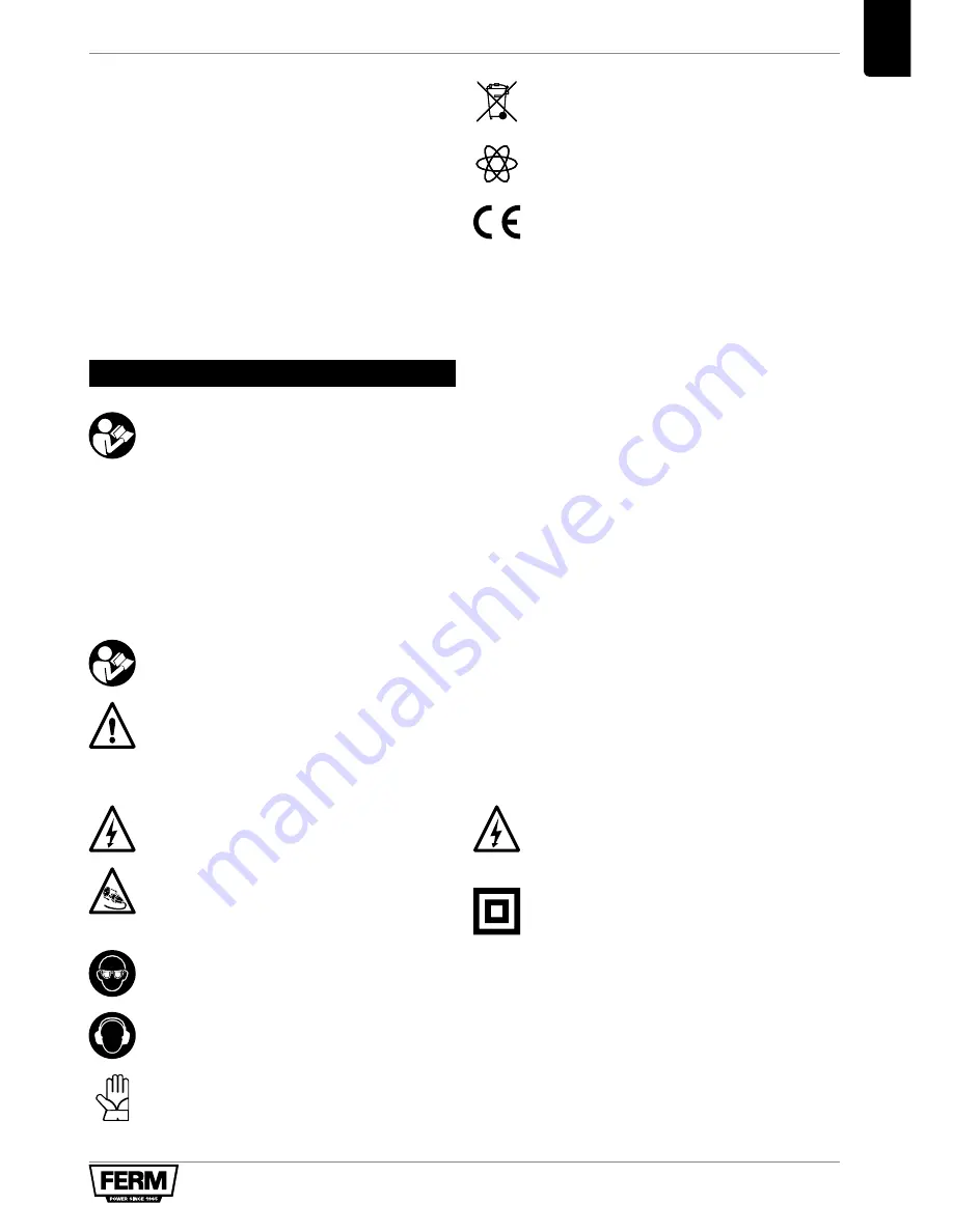 Ferm HDM1026S Original Instructions Manual Download Page 57