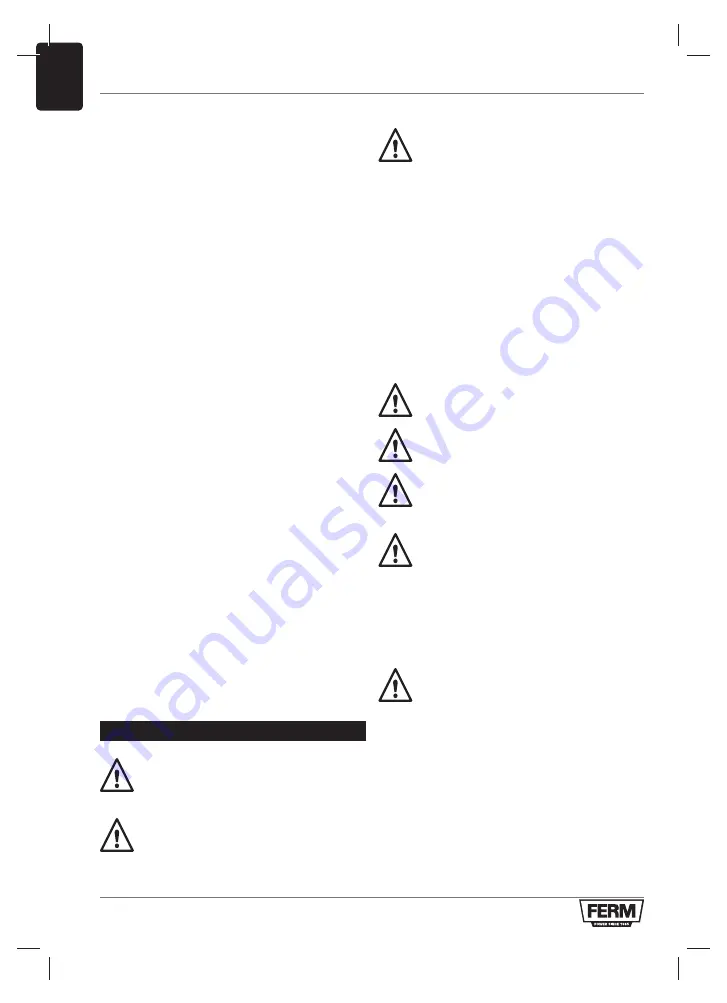 Ferm HDM1051 Original Instructions Manual Download Page 66