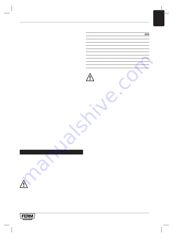 Ferm HDM1051 Original Instructions Manual Download Page 71