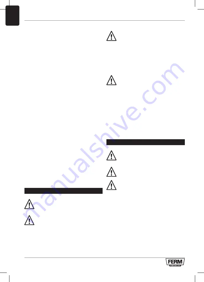 Ferm HTM1005 Original Instructions Manual Download Page 38