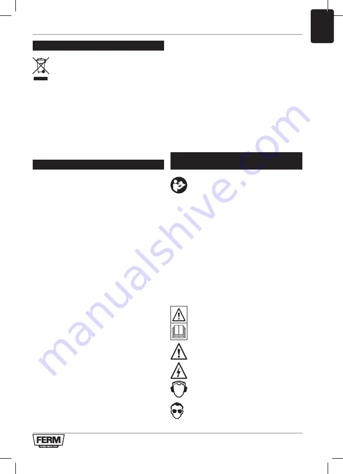 Ferm LMM1013 Original Instructions Manual Download Page 15