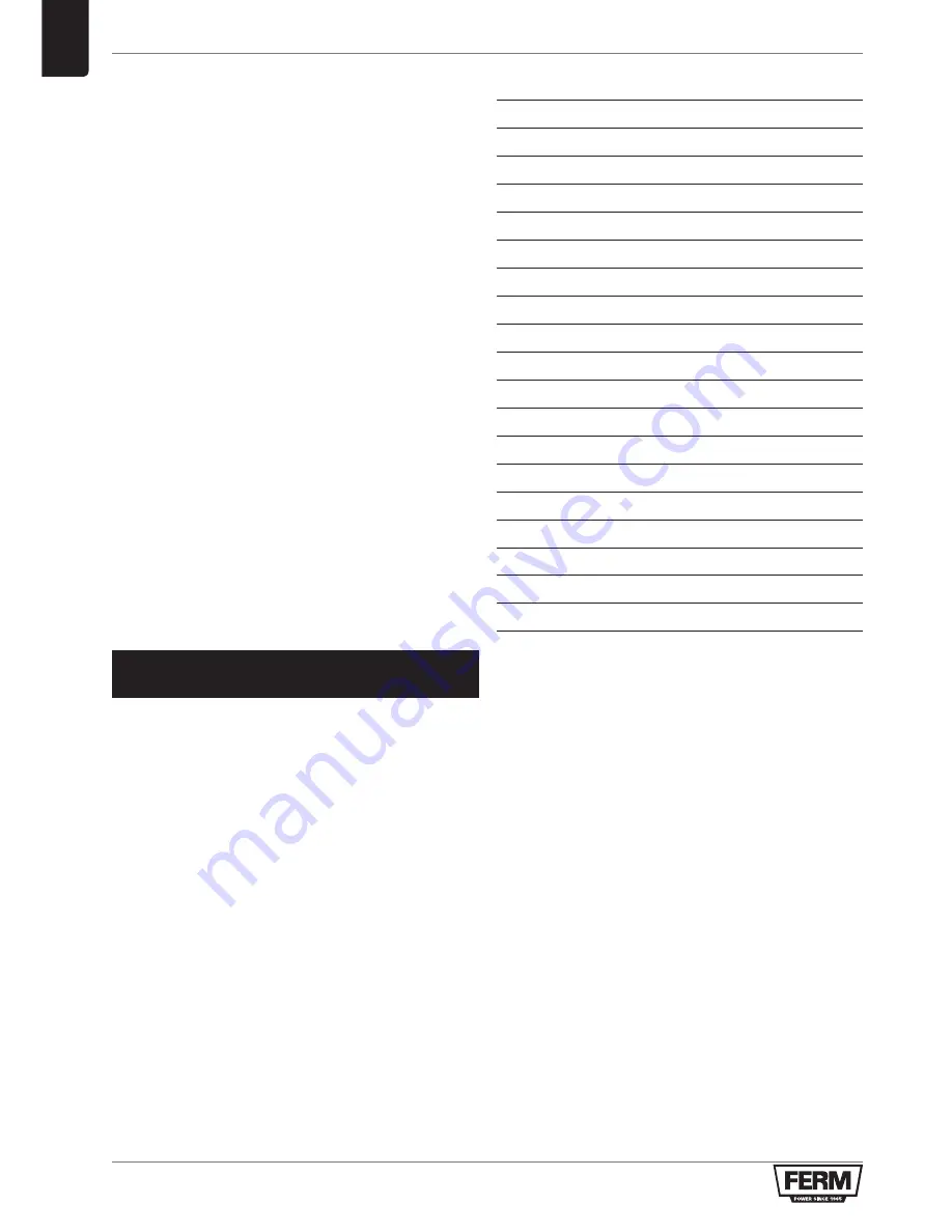 Ferm PDM1037S Original Instructions Manual Download Page 18