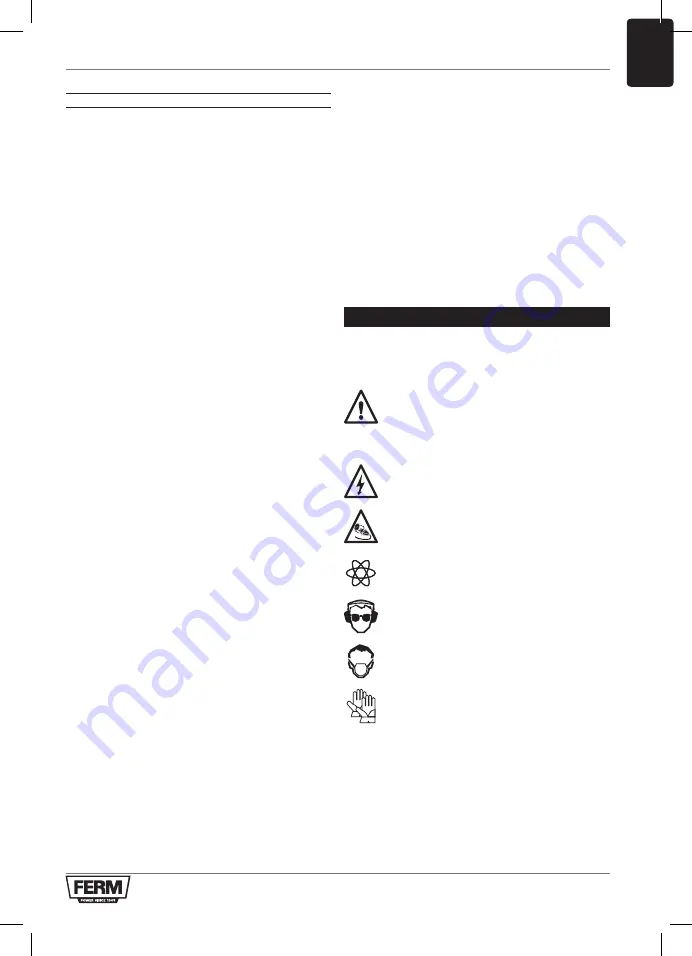 Ferm PRM1021 Original Instructions Manual Download Page 9