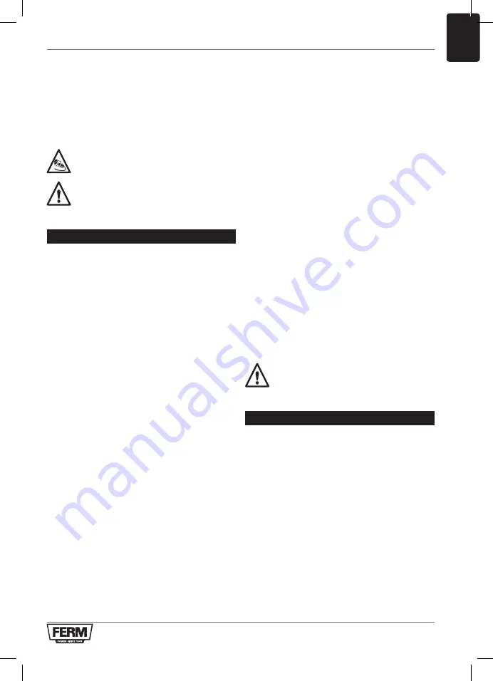 Ferm PRM1021 Original Instructions Manual Download Page 47