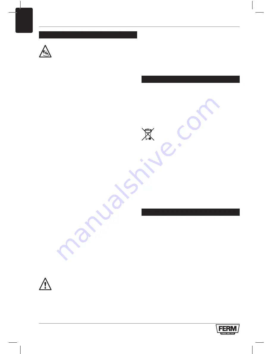 Ferm RSM1019 Original Instructions Manual Download Page 14