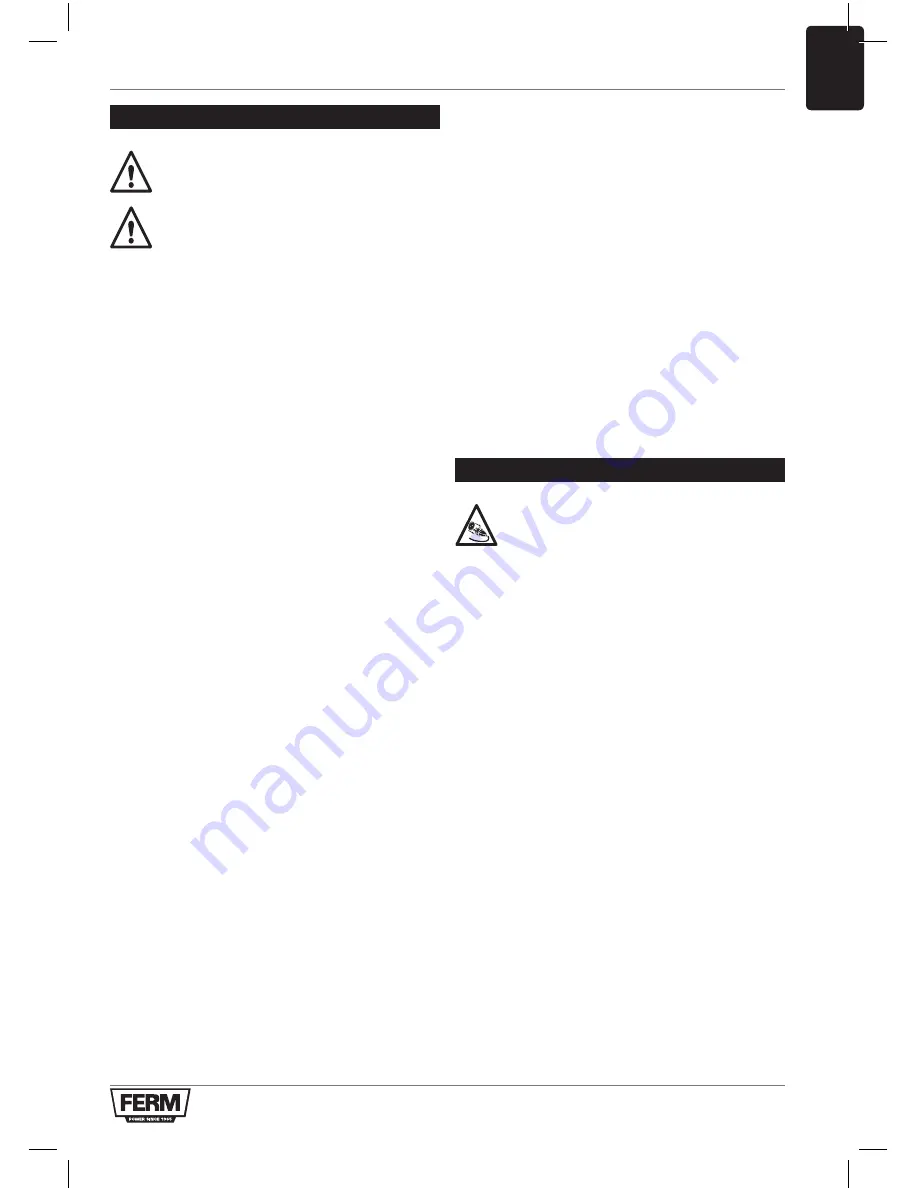 Ferm RSM1019 Original Instructions Manual Download Page 61