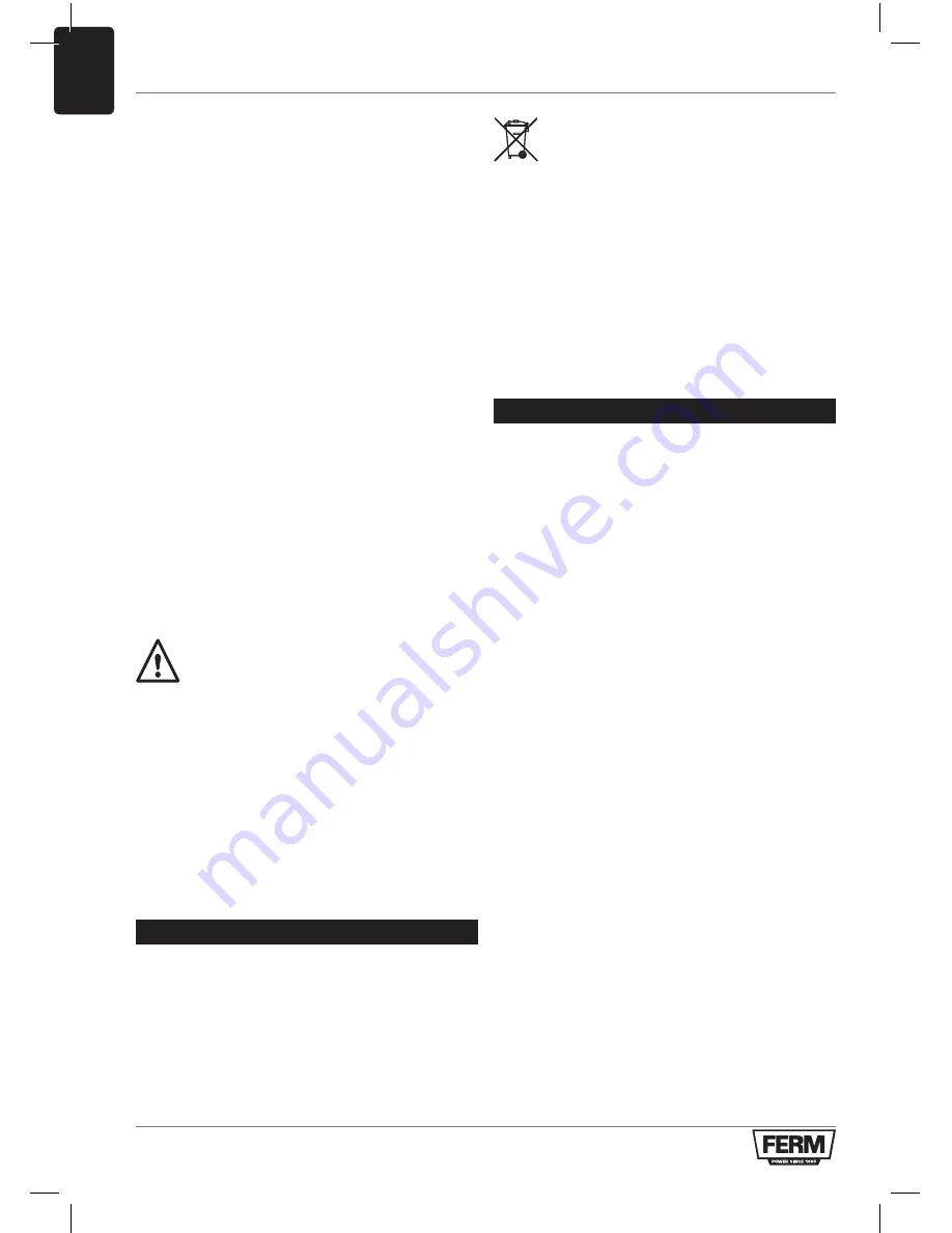 Ferm RSM1019 Original Instructions Manual Download Page 74