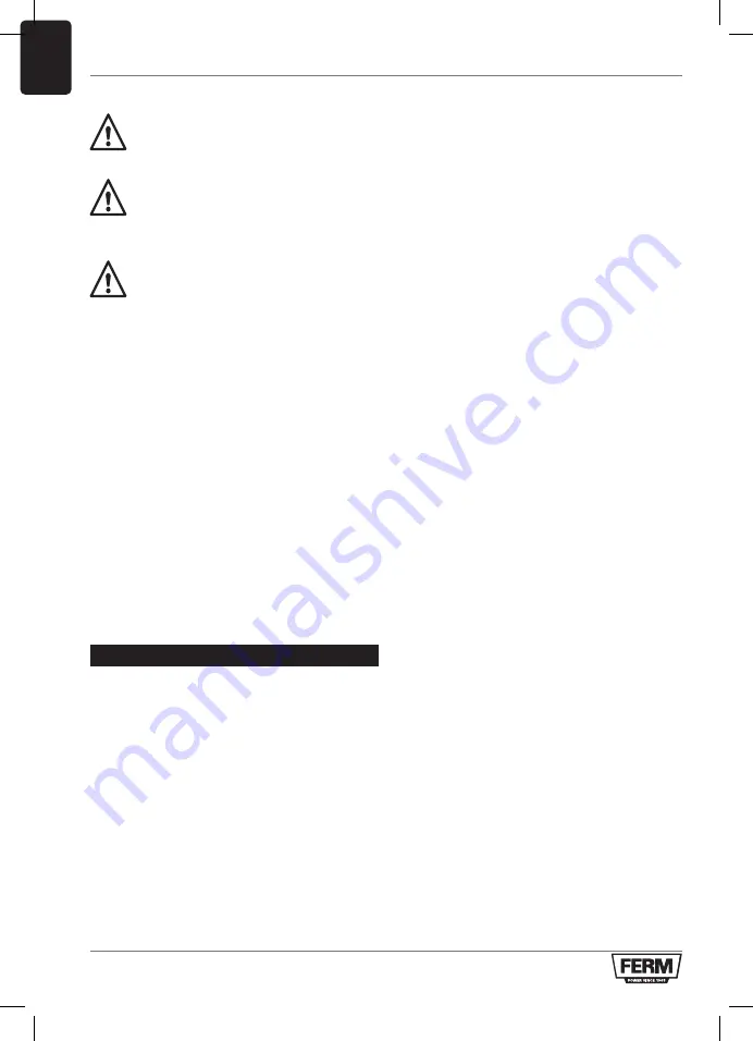 Ferm RSM1022 Original Instructions Manual Download Page 8