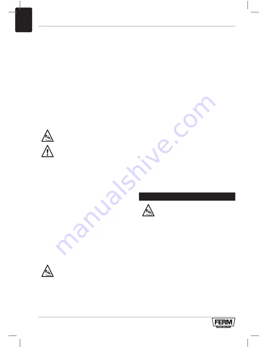 Ferm SSM1005 Original Instructions Manual Download Page 52