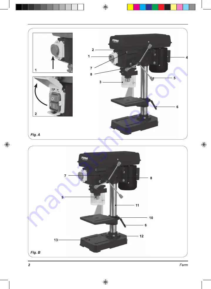 Ferm TDM1025 Original Instructions Manual Download Page 2