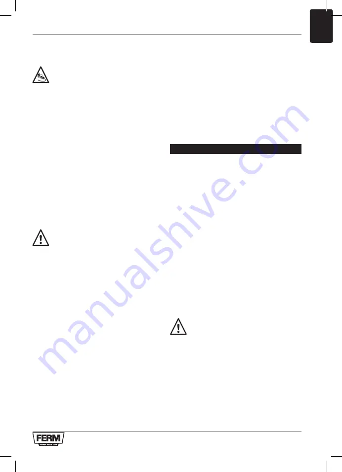 Ferm TSM1032 Original Instructions Manual Download Page 19