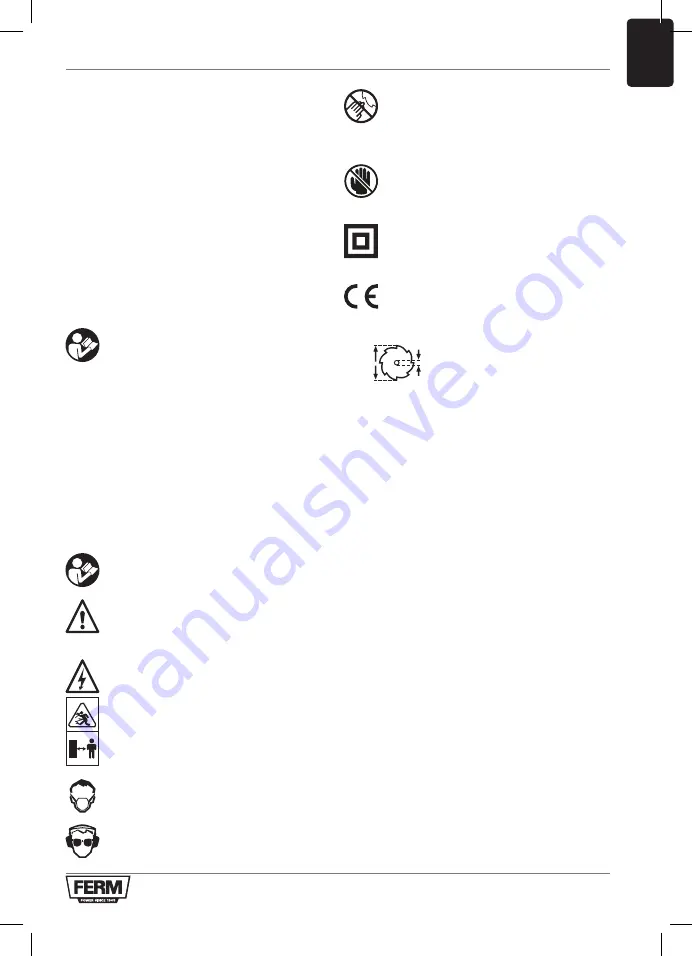 Ferm TSM1036 Original Instructions Manual Download Page 13