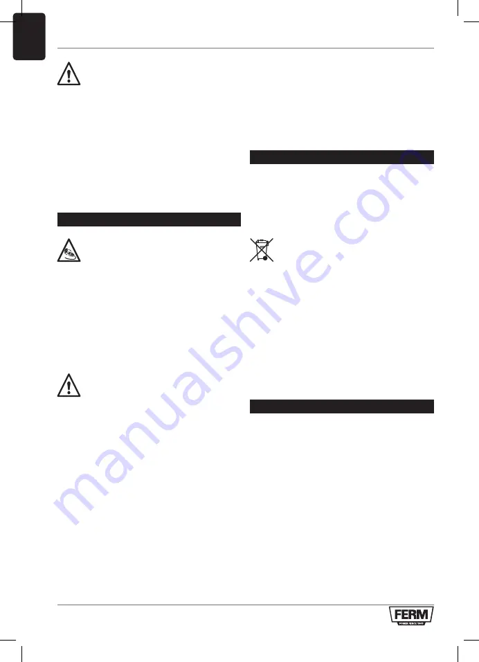 Ferm TSM1036 Original Instructions Manual Download Page 48