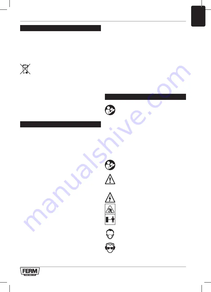 Ferm TSM1036 Original Instructions Manual Download Page 73