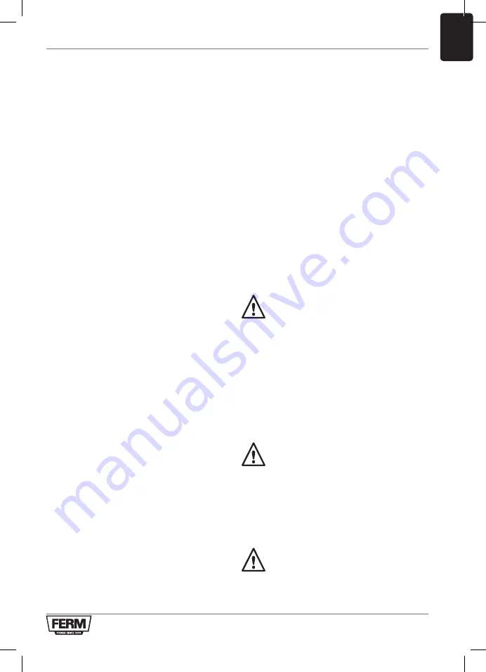 Ferm TSM1036 Original Instructions Manual Download Page 105