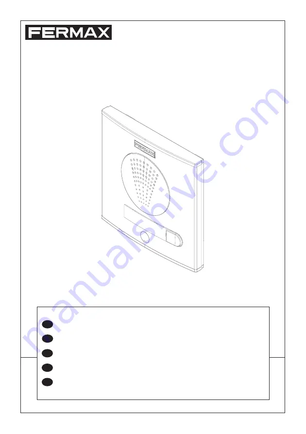 Fermax 1-24 WAY 4+N CITY AUDIO KIT Скачать руководство пользователя страница 1