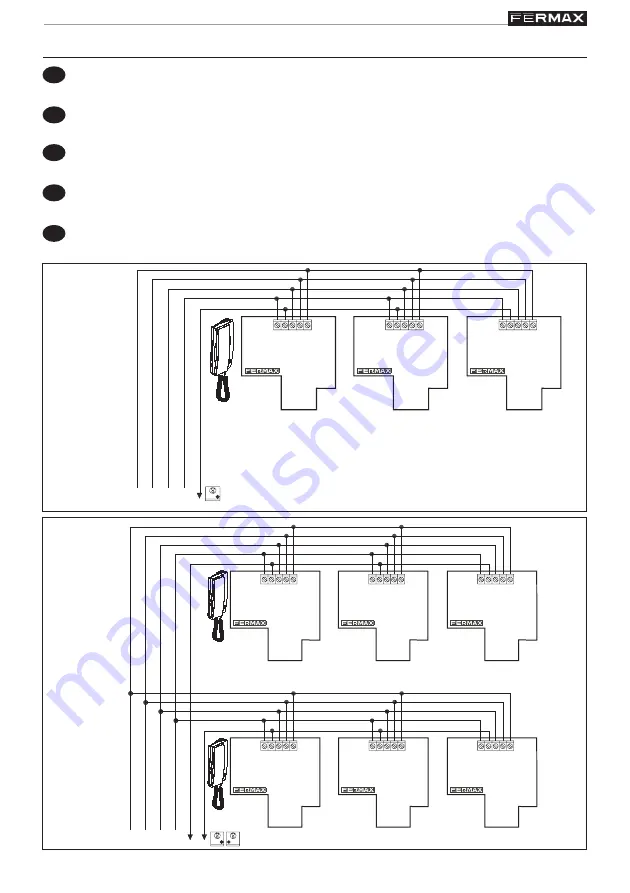 Fermax 1-24 WAY 4+N CITY AUDIO KIT Скачать руководство пользователя страница 13