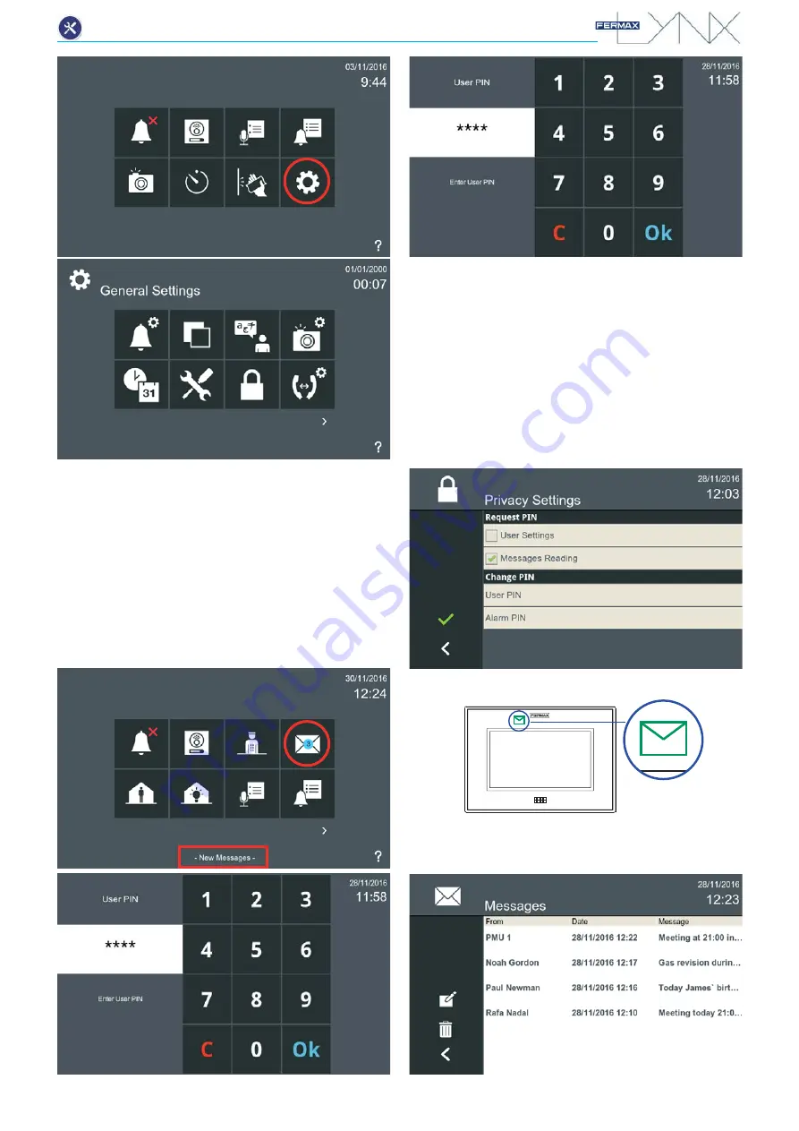 Fermax LYNX EXTRA Smile User& Installer'S Manual Download Page 18