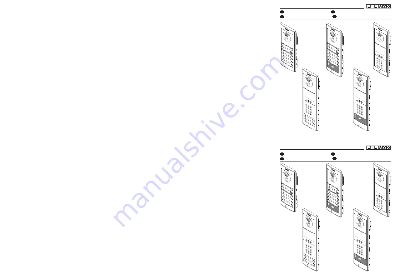 Fermax LYNX SKYLINE Installer Manual Download Page 20