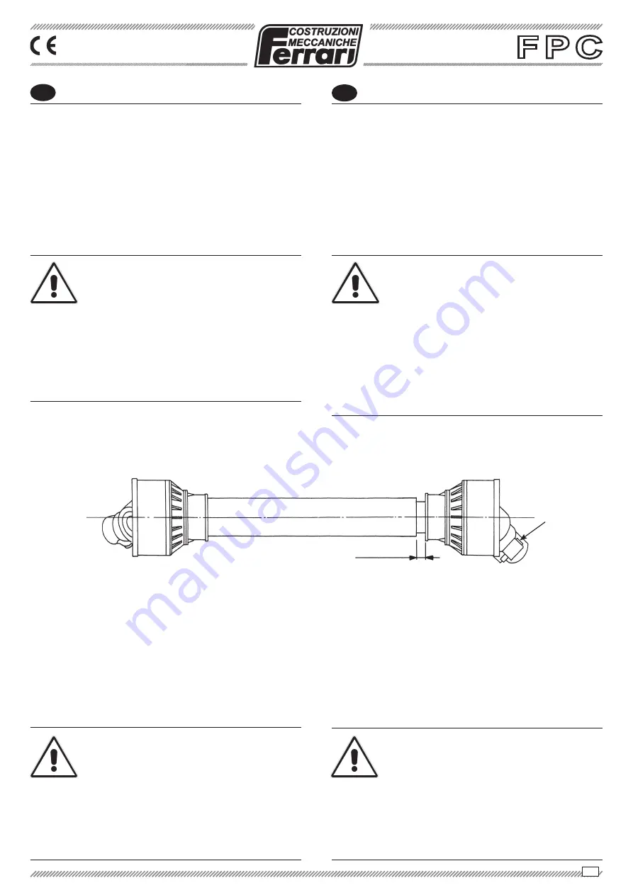 Ferrari Costruzioni Meccaniche FPC Operating And Service Manual Download Page 61