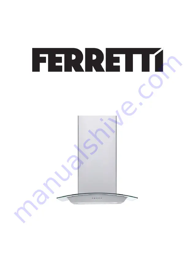 FERRETTI FE-HDG60SS Installation And User Manual Download Page 1