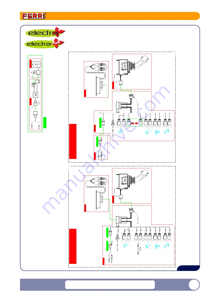 FERRI T250A right Use And Maintenance Manual Download Page 61