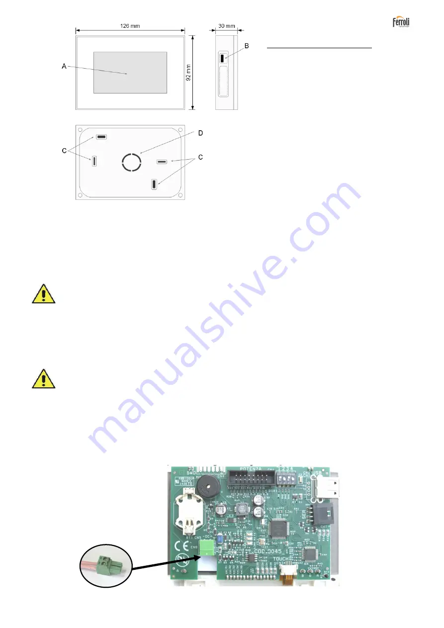 Ferroli DISPLAY UTILITY Скачать руководство пользователя страница 29