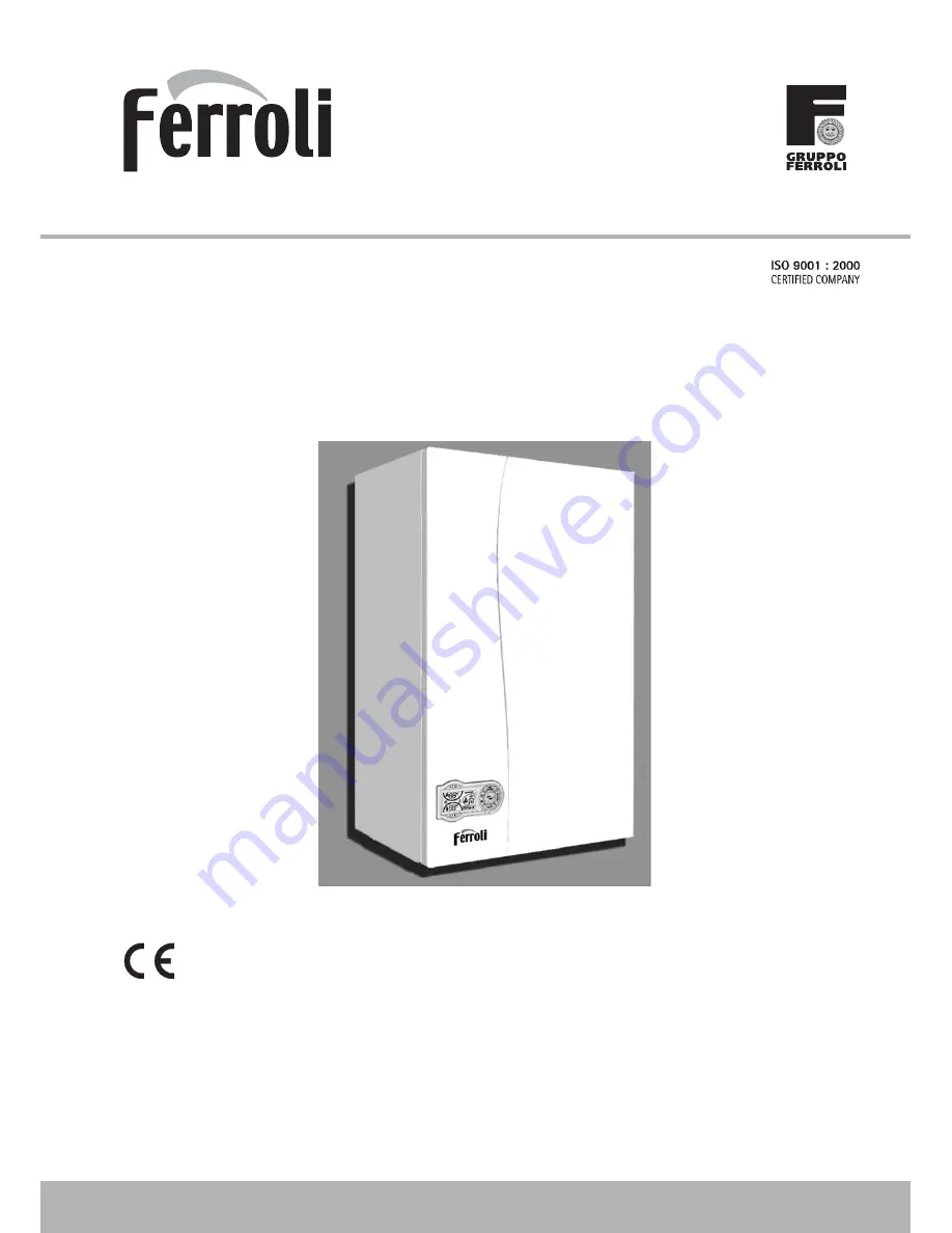 Ferroli DIVAtop 60 F Instructions For Use, Installation And Maintenance Download Page 1