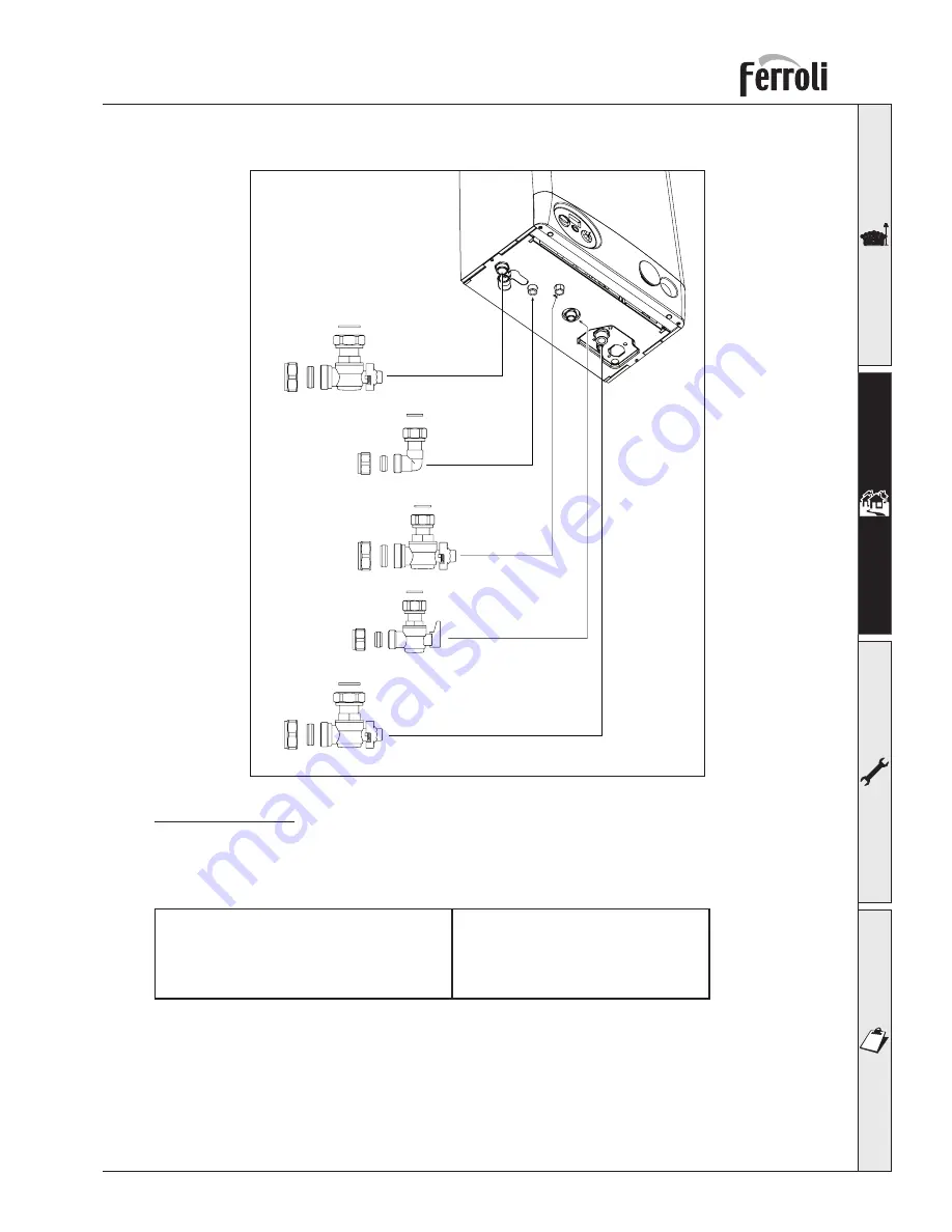 Ferroli DOMIcompact F 24 D Instructions For Use, Installation And Maintenance Download Page 13