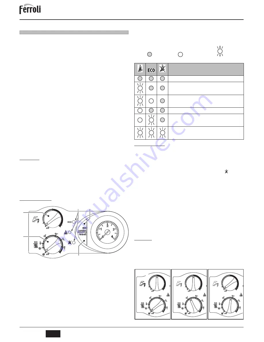 Ferroli DOMINA C24 N Instructions For Use, Installation And Maintenance Download Page 38